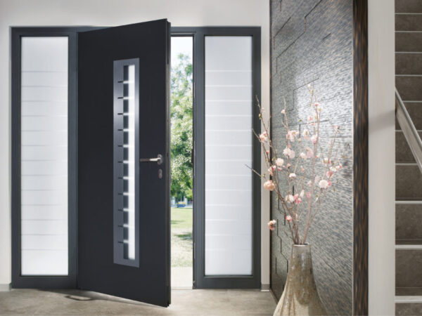 What is the difference between a steel and an aluminum front door?